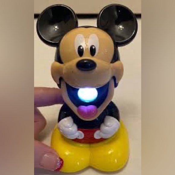 Disney Mickey Mouse Talking sound Flashlight Kid talking Light Toy Flashlight - Picture 1 of 11